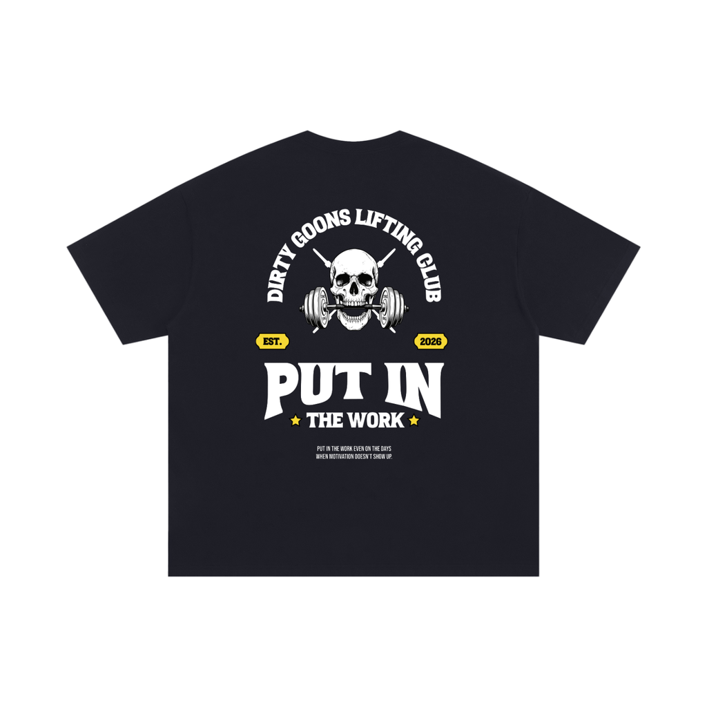 Oversized "Put in the Work" T-Shirt
