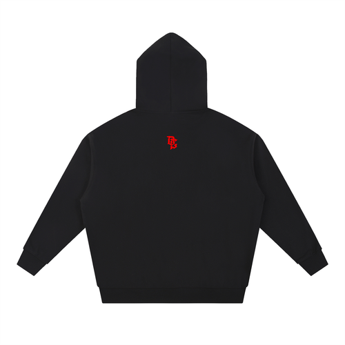"Dirty Goons" Black & Red Heavyweight Hoodie