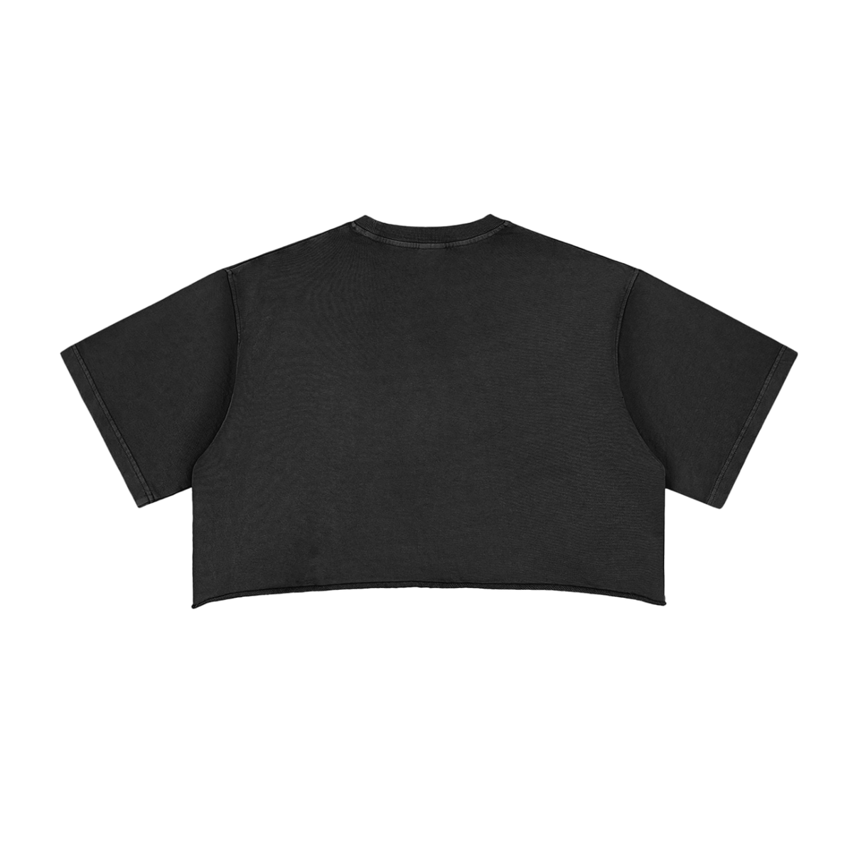 "Dirty Goons" Black & White Crop Top