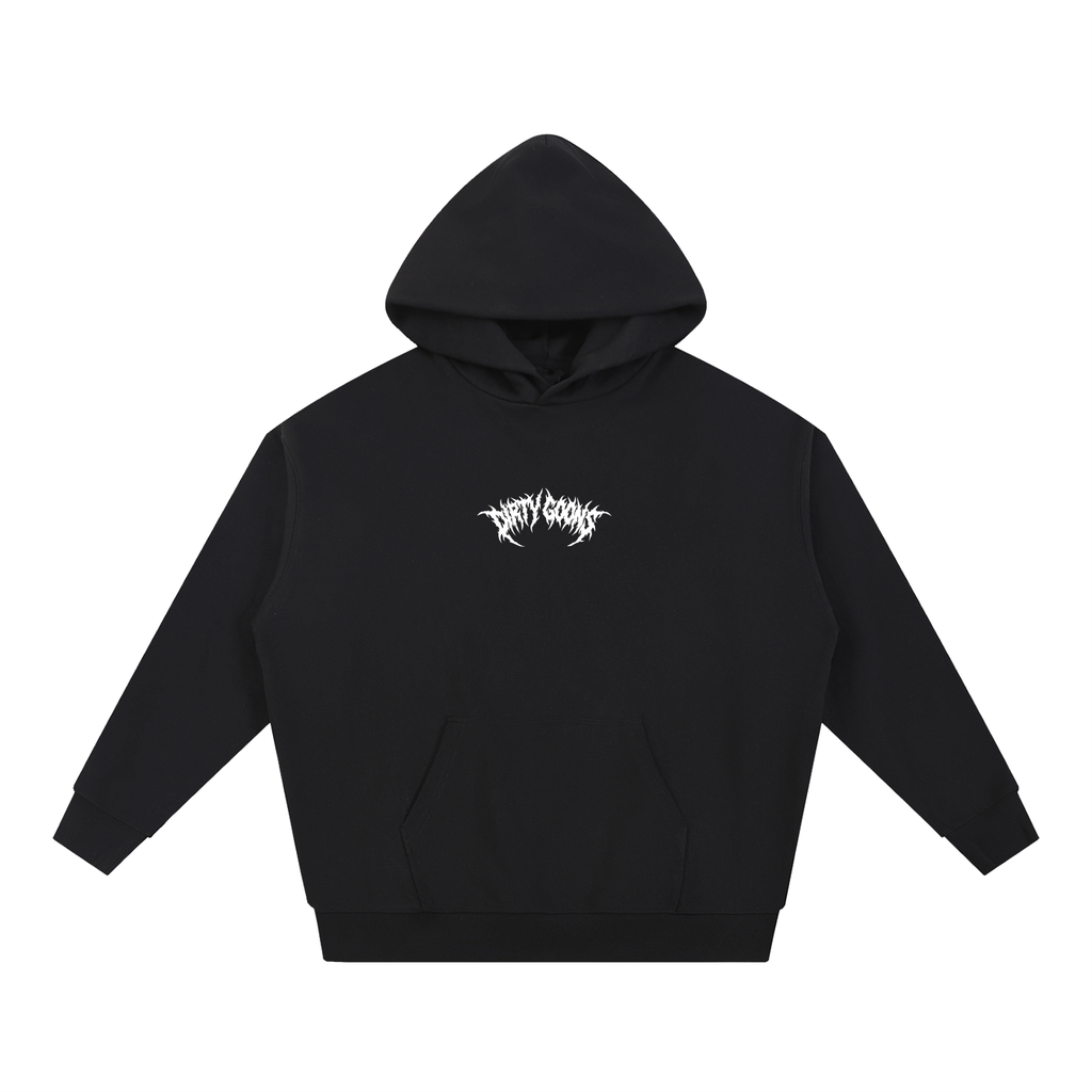 "Dirty Goons" Black & White Heavyweight Hoodie