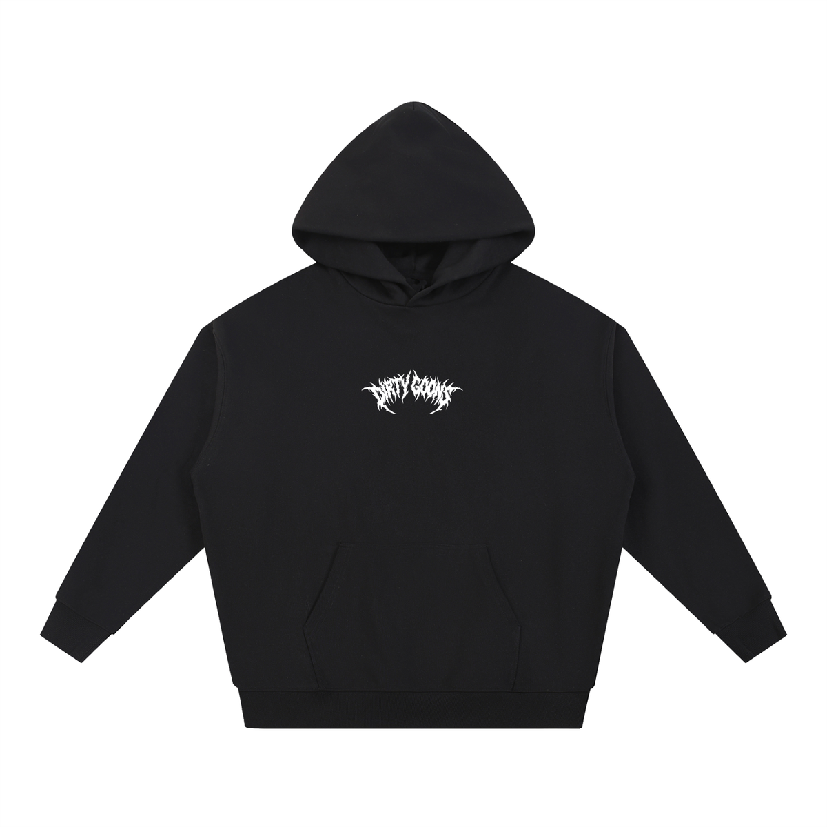 "Dirty Goons" Black & White Heavyweight Hoodie