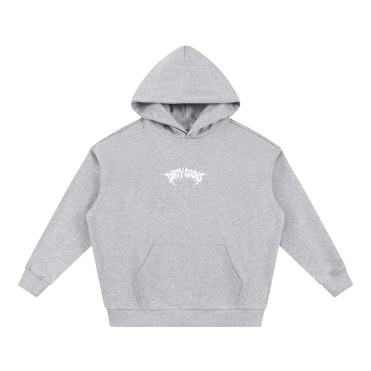 "Dirty Goons" Gray & White Heavyweight Hoodie