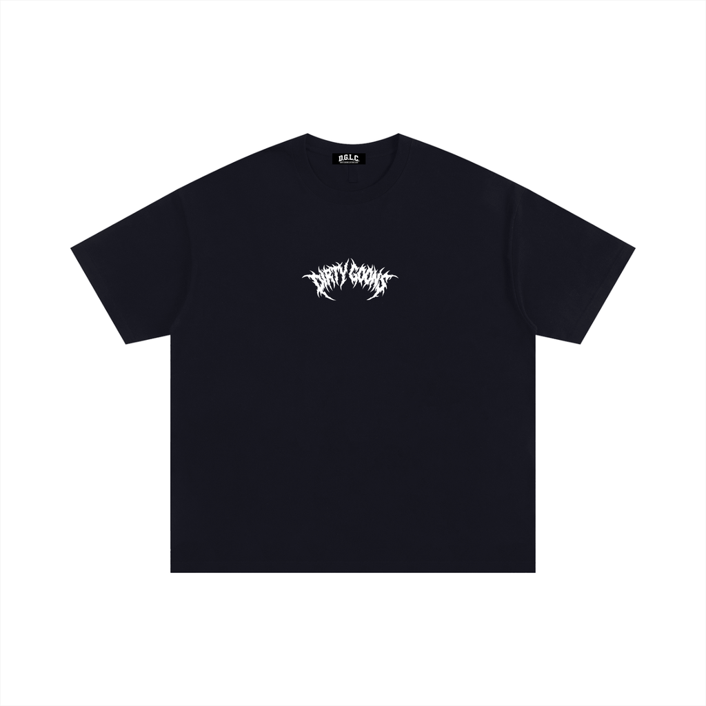 Oversized "Dirty Goons" Black & White T-Shirt